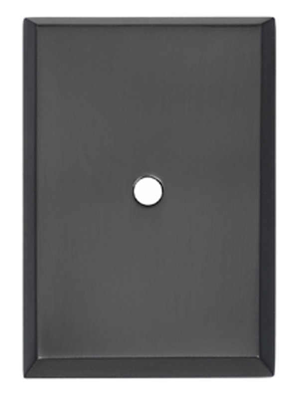 Plaque arrière, Bronze, H 2,25 po x l 1,5 po x P 0,13 po