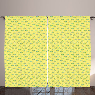 Semi Sheer Curtain Pair