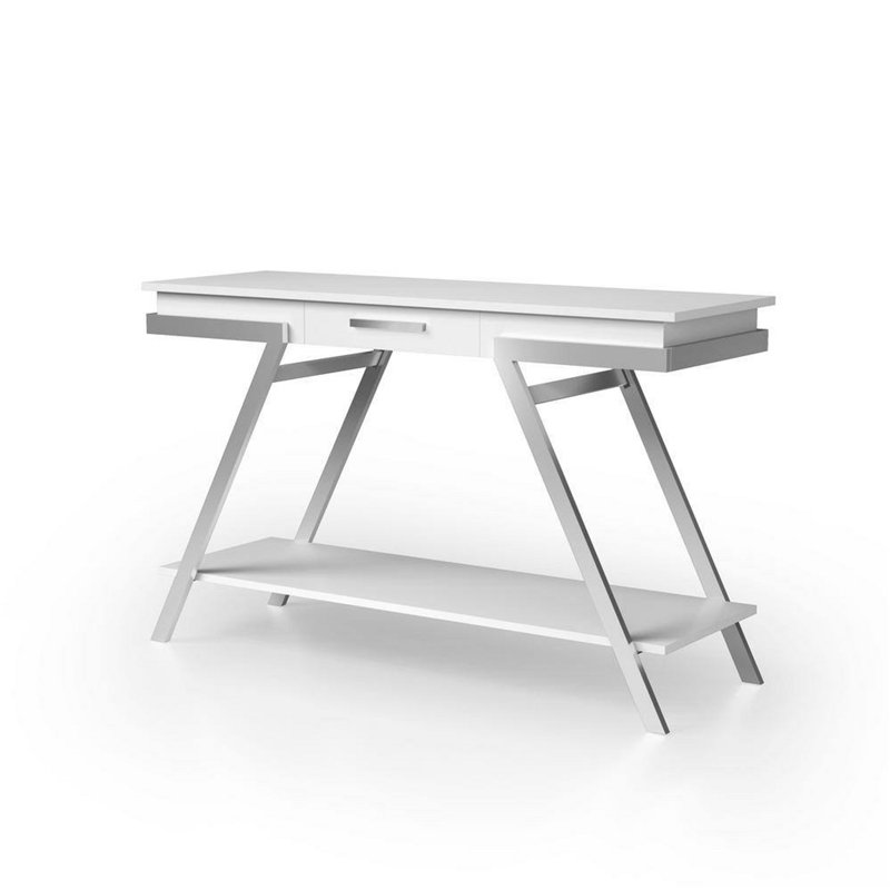 Mobilier de salon magnifique de style contemporain blanc 1pc
