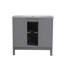 Meuble-lavabo simple avec plateau en quartz-443759018-443759019