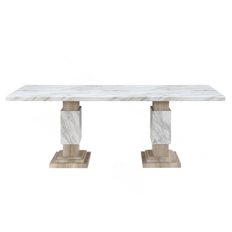 STACEY BEIGE DINING TABLE