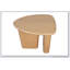 Table d'appoint de table fuselée (bois naturel)
