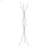 Coat Rack, Hall Tree, Free Standing, 11 Hooks, Entryway, 74"H, Bedroom,Metal, Contemporary, Modern-61911653