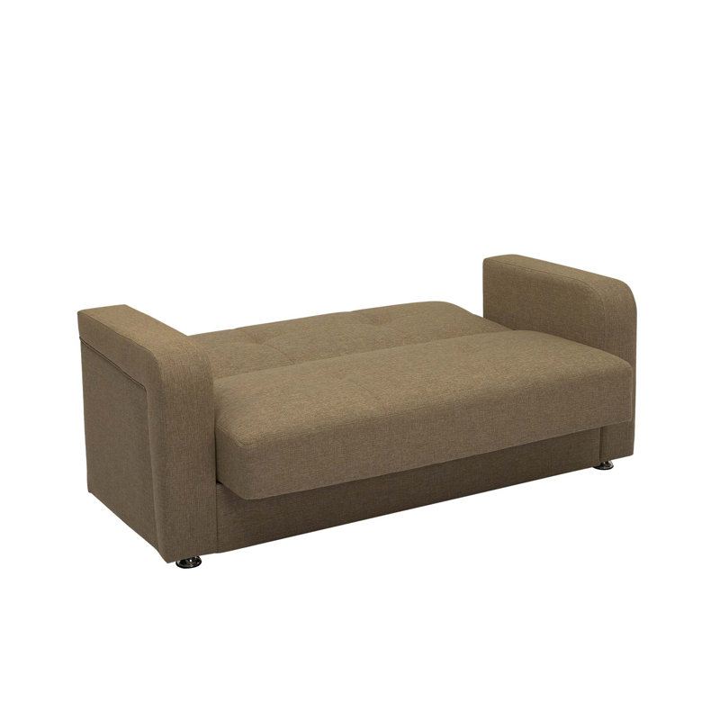 Causeuse convertible avec rangement Primenest Nimbusflow, Brun