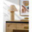 Lampe de table en osier / rotin Carmina