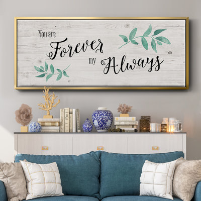Forever Always - toile encadrée