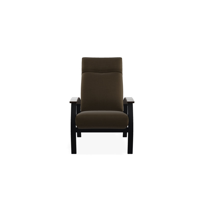 Chaise de patio inclinable avec coussins Askar, Aperçu de nuage, Kona P10, Noir texturé