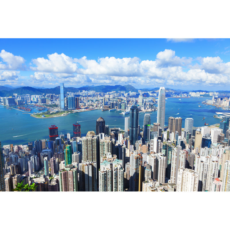 Victoria Harbour, Hong Kong by Leungchopan - Wrapped Canvas Print, 81cm H x 122cm W
