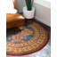 Tapis crème / rouge de style Sud-Ouest Lauri-1853218566