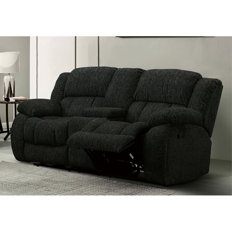 Causeuse inclinable Stonic, Noir