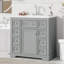 Modern 36" Bathroom Vanity Sink - Smooth Surface With Freestanding Style-784768345