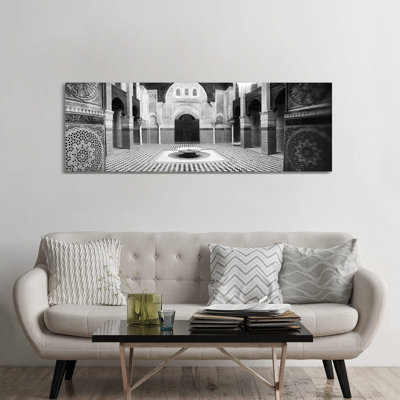 Interiors Of A Medersa, Medersa Bou Inania, Fez, Morocco #2 - Wrapped Canvas Panoramic Print