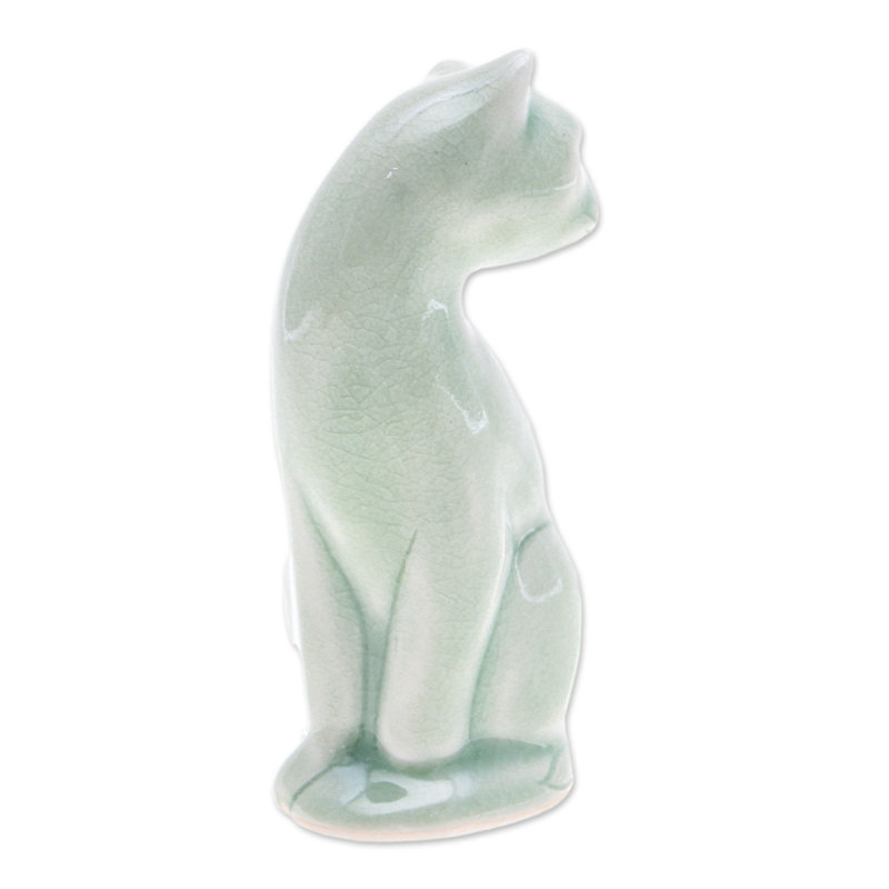 Figurine en céramique Red Barrel Studio®, Vert