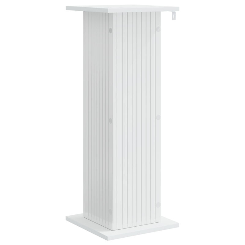 Plant Stand, 80.5cm H x 30.5cm W x 30cm D, High Gloss White