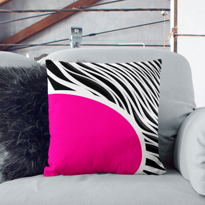 Abstract Zebra Lines No.1 Scatter Cushion