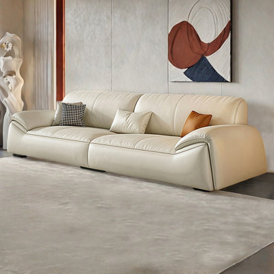 Italian minimalist modern straight-row sofa