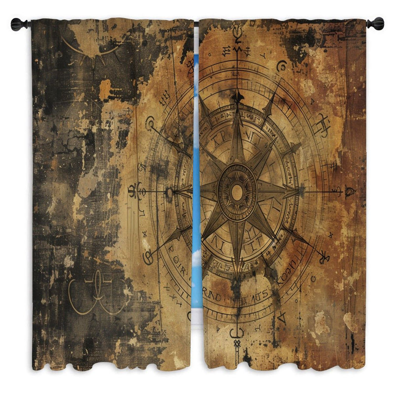 Compass Rose, L 20 po x L 52 po