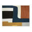 Sawyer, art mural moderne abstrait multicolore, toile 36 x 48