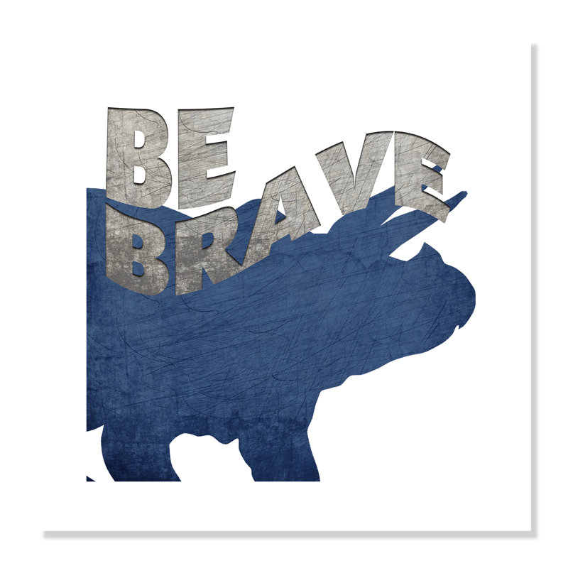 «Rolled Be Brave», impression sur papier, H 20 po x l 20 po x P 1 po