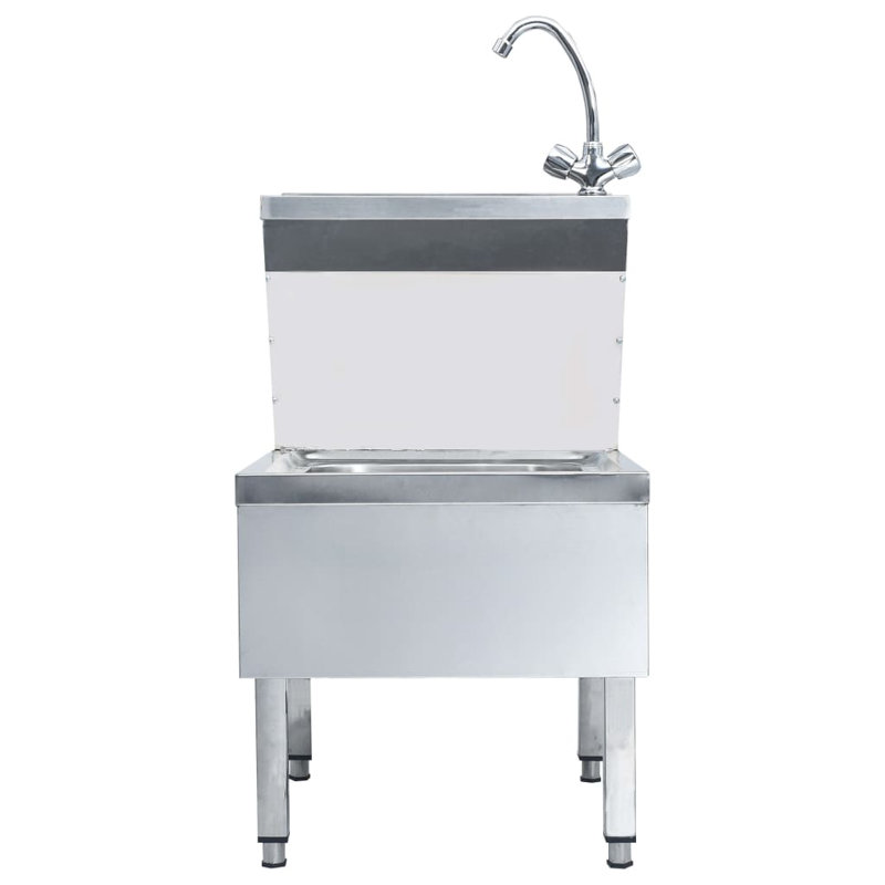 Belfry Kitchen Severine 1000mm W Steel Freestanding Kitchen Sink
