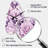 Victorian Elegance Soft Lavender Blossom - Floral Asymmetrical Metal Wall Clock, Cottage Unique Shape Wall Clock Print-104237189