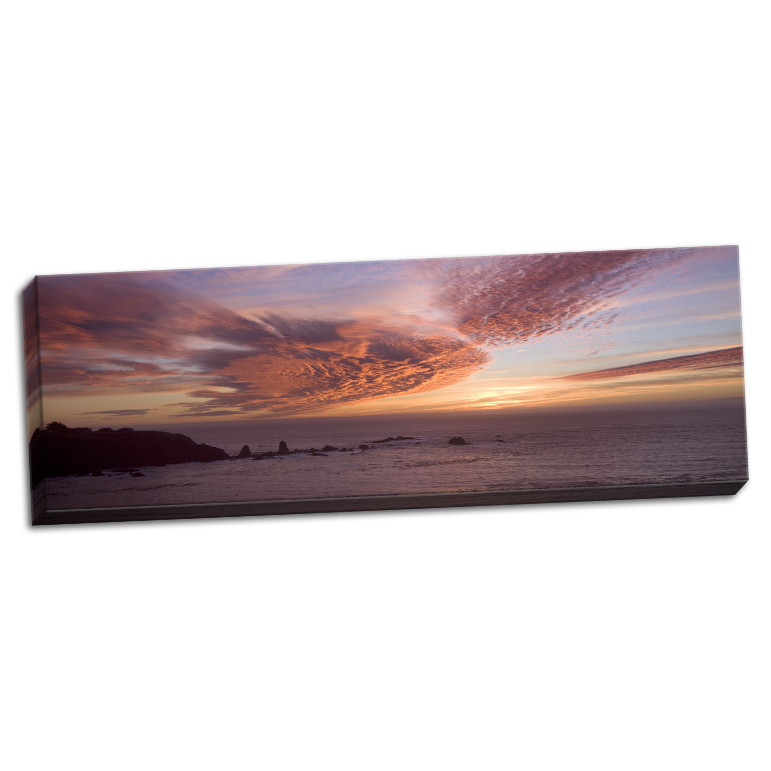 Ebern Designs 'Sunset Sky III' Photographic Print on Wrapped Canvas ...