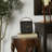 Analog Metal Quartz Tabletop Clock in Black-1377546290