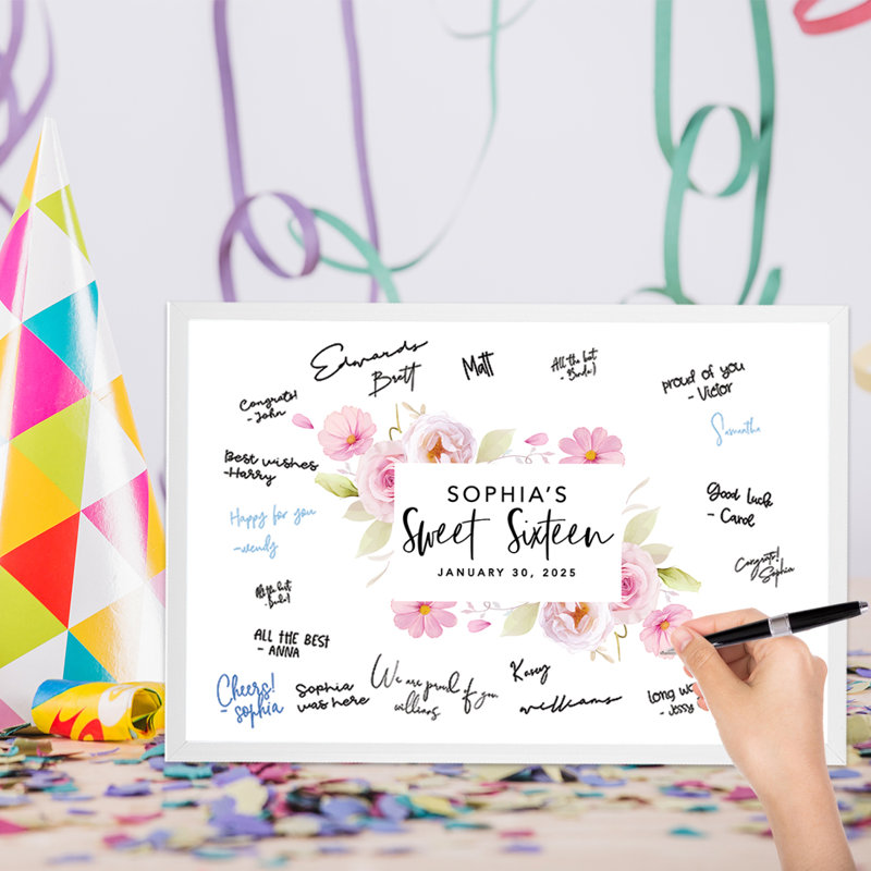 Paper Birthday Sign