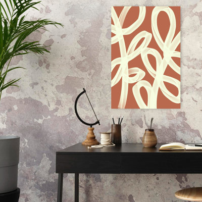 Contemporary Art Abstract Modern Flower Art