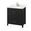 Meuble-lavabo simple avec plateau Austin 30