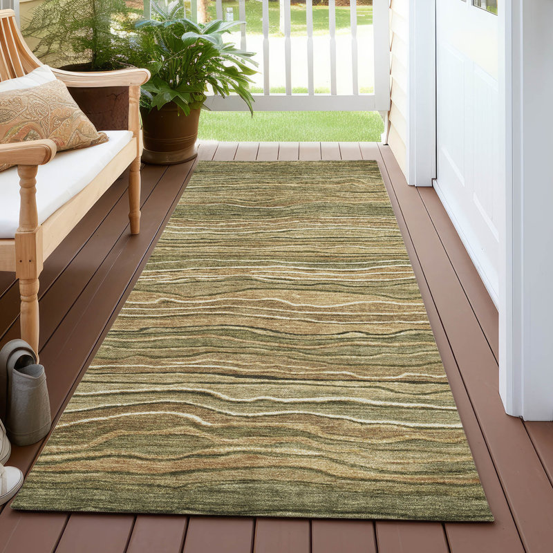 Tapis intérieur / extérieur lavable à la machine Cinead ACN1704, Tapis de couloir 2 pi 3 po x 7 pi 6 po