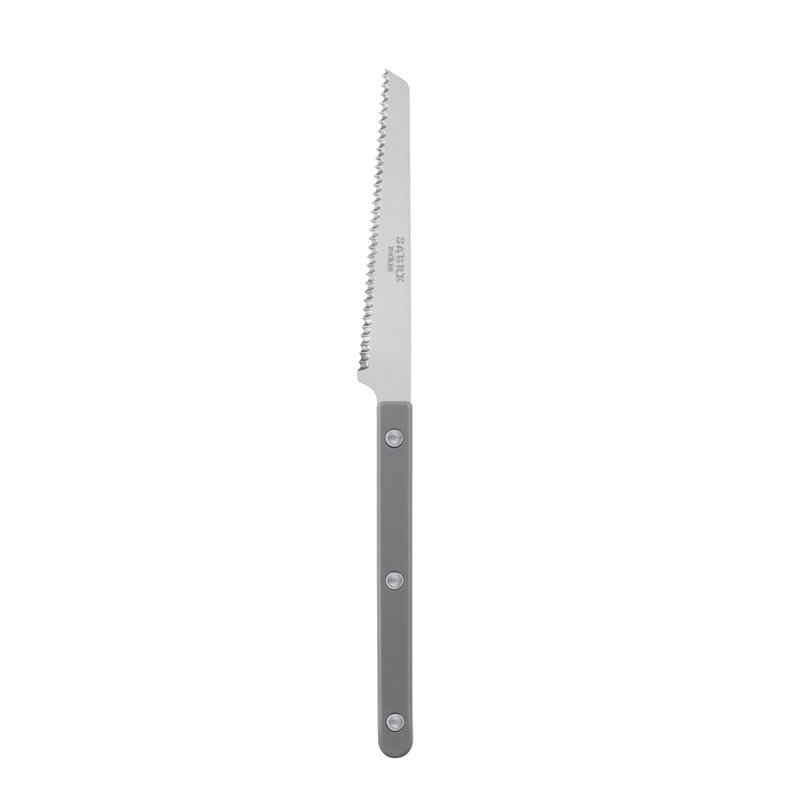 Bistrot Solid 4'' L Tomato Knife, Gray