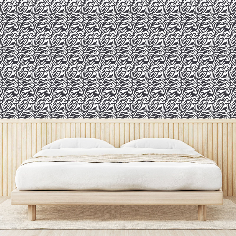Rouleau de papier peint adhésif Ceirra, L 13 po x L 100 po
