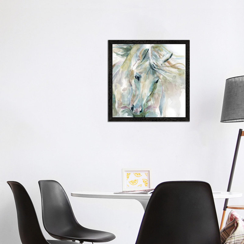 Exuberant Spirit by Carol Robinson - Painting on Canvas, 66.04 cm H x 66.04 cm W, Black Framed