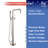 Rainlex Single Handle Floor Mounted Clawfoot Tub Faucet with Handheld Shower Freestanding Faucet-69650688