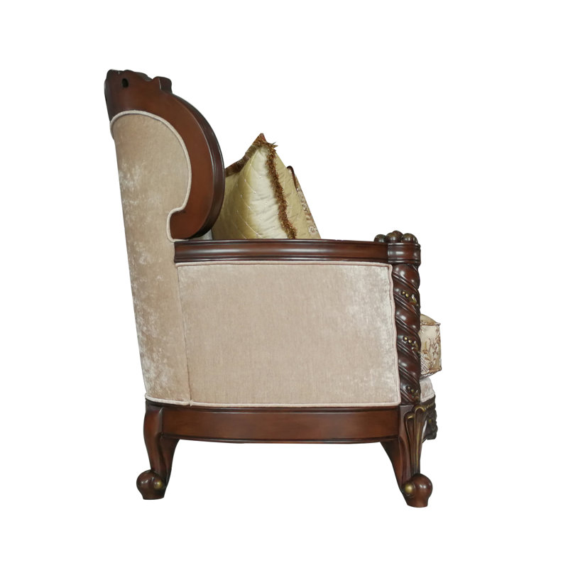 Canapé ACME Devayne avec 6 coussins en tissu et 50685