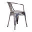 Chaise de patio empilable Nunes-1971610960