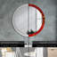Huldar Glass Flat Wall Mirror