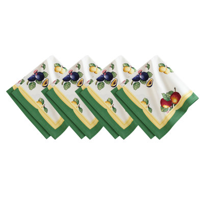 Serviette en coton 21 po French Garden