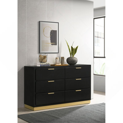 Commode et commode à tiroirs modernes - Rangement polyvalent + finition neutre, s'harmonisant avec n'importe quel décor de chambre à coucher
