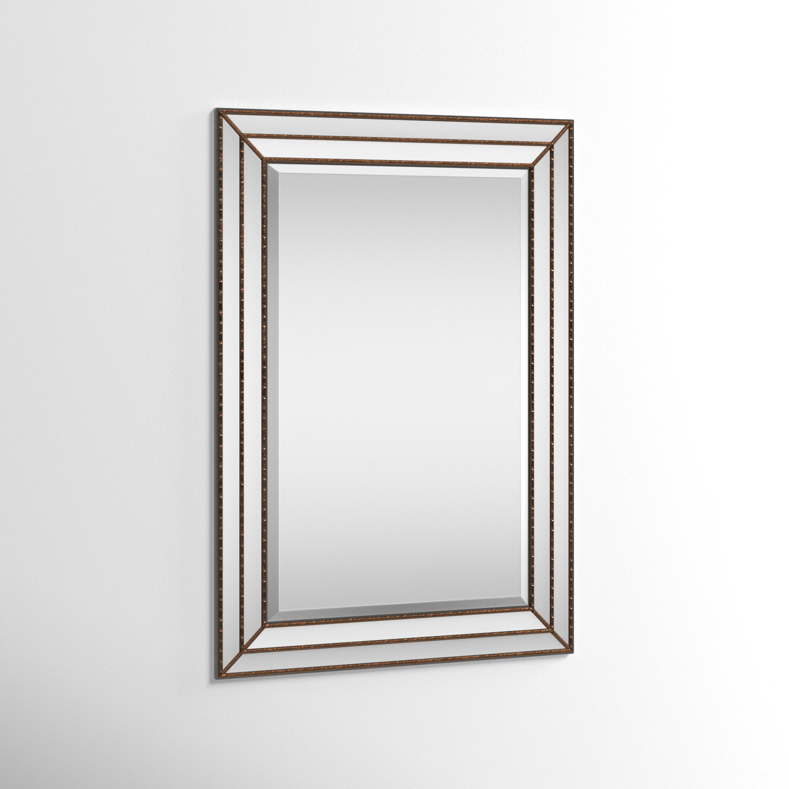Almyra 24" Accent Mirror, Metallic Bronze