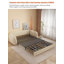 Canapé ajustable en velours crème Tech-545315435