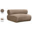 Fauteuil modulaire rembourré en tissu Bille Chenille-131642353