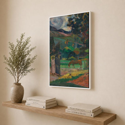 Paysage de Tahiti par Paul Gauguin - Impression sur toile