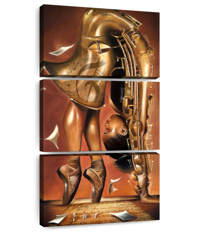 Balletic Tune, 38" H x 18" W