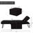Multi-function Folding Ottoman Sofa Bed With Adjustable Backrest, Pillow (Medium 28'' Width))