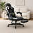Adjustable Reclining Ergonomic Faux Leather Swiveling PC & Racing Game Chair-1176763058