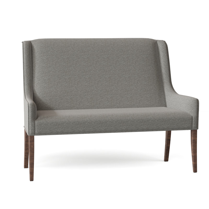 Dora 55.5" Recessed Arm Settee, Montego Bay, 9401 Ivory