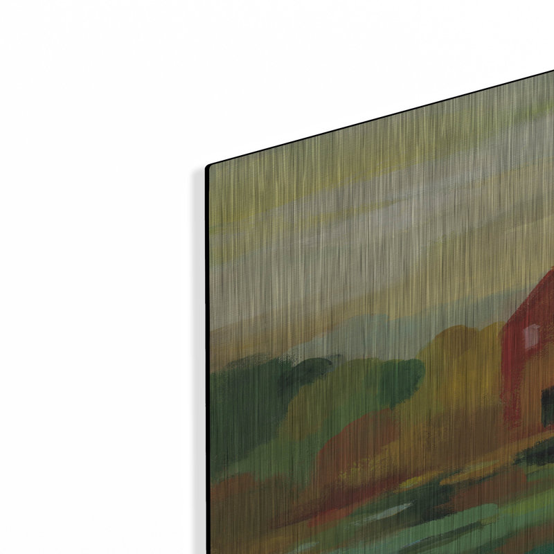 "La ferme d'octrois II" par Silvia Vassileva, H 12 po x l 12 po