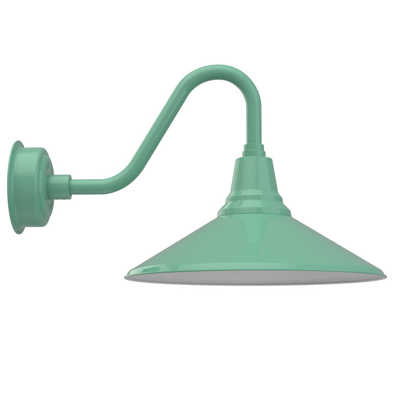 Luminaire de grange d'extérieur Albali, Jade, H 14,97 po x l 18 po x P 25,25 po